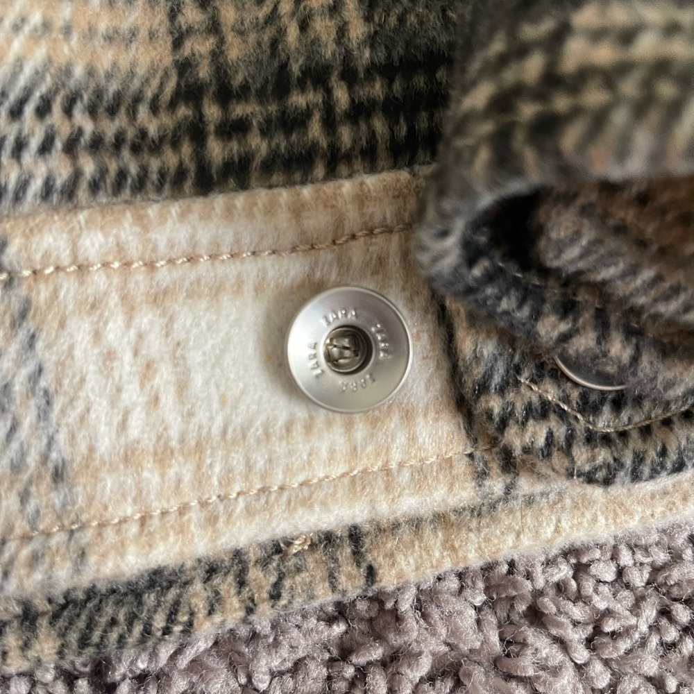 Zara Checkered Jacket/ plaid shacket - Picture 7 of 10